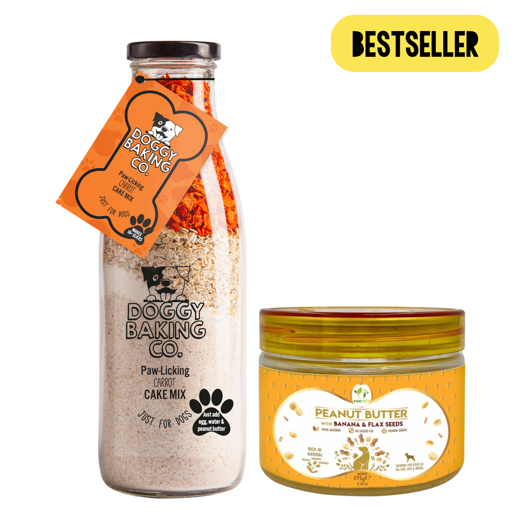 Carrot Cake & Peanut Butter Bundle for dogs