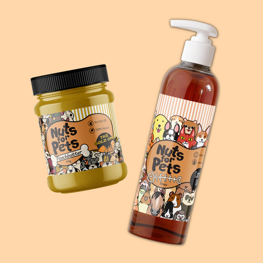Nuts for Pets Salmon Oil & Peanut Butter Wellbeing Bundle