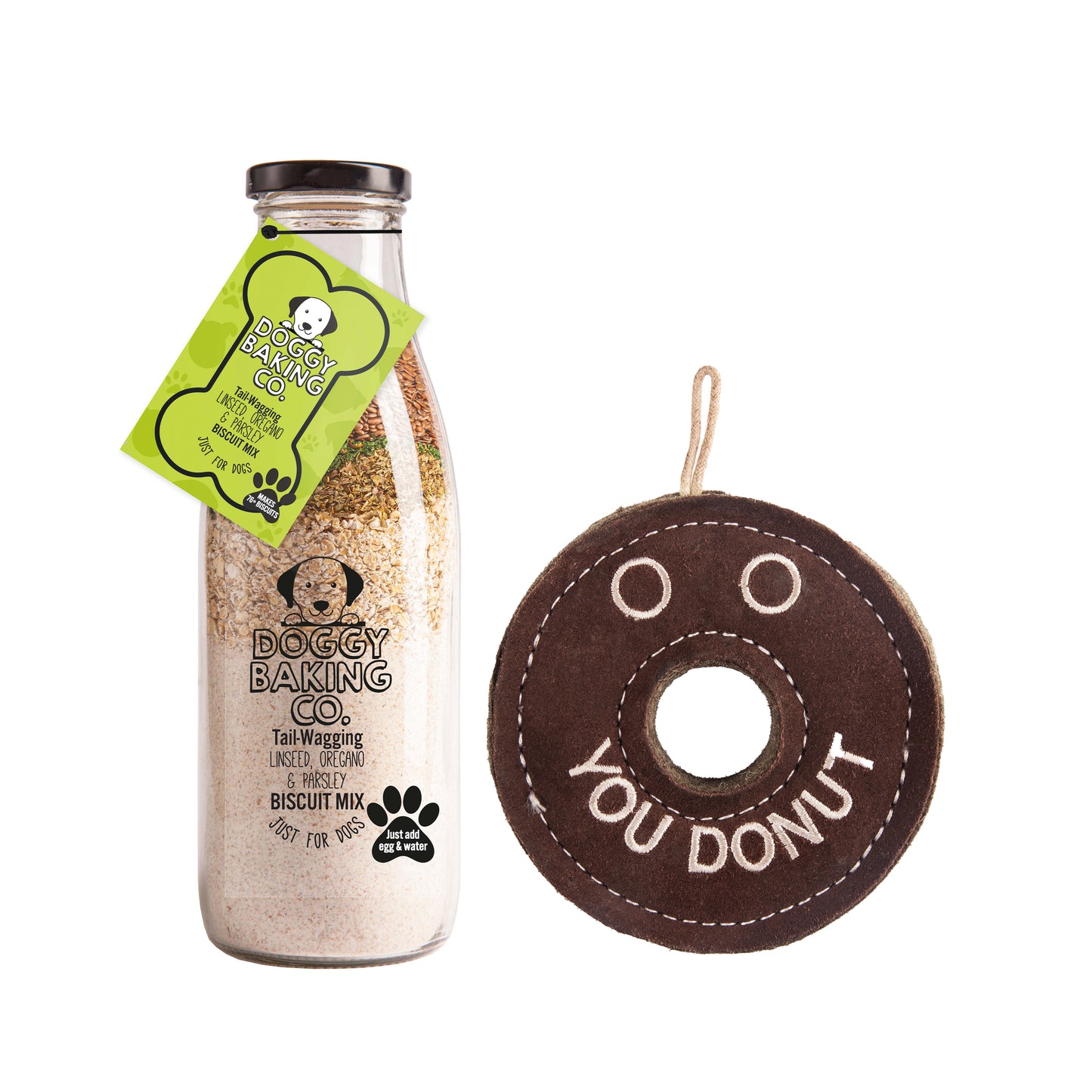 Linseed, Oregano & Parsley Biscuit Baking Mix & Donut Toy