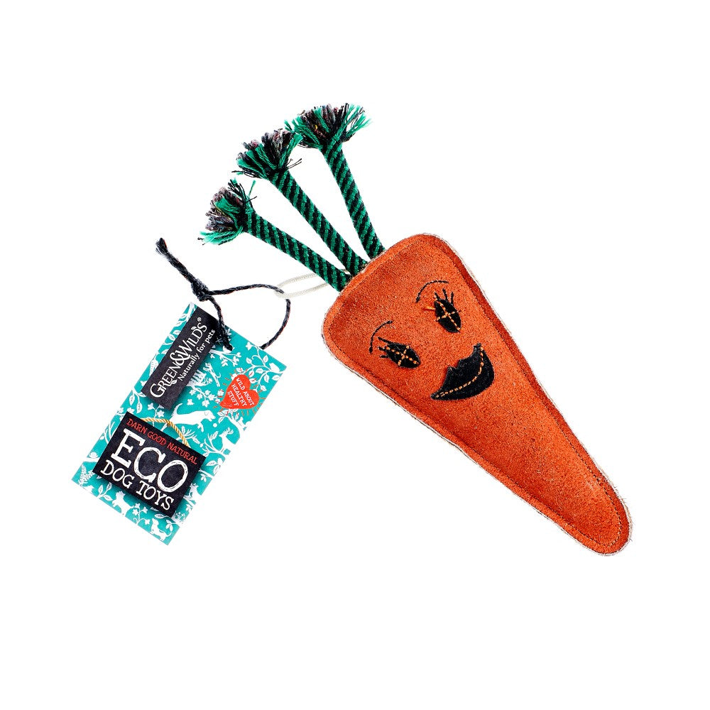 Candice the Carrot Eco Dog Toy - Doggy Baking Co by The Bottled Baking Co