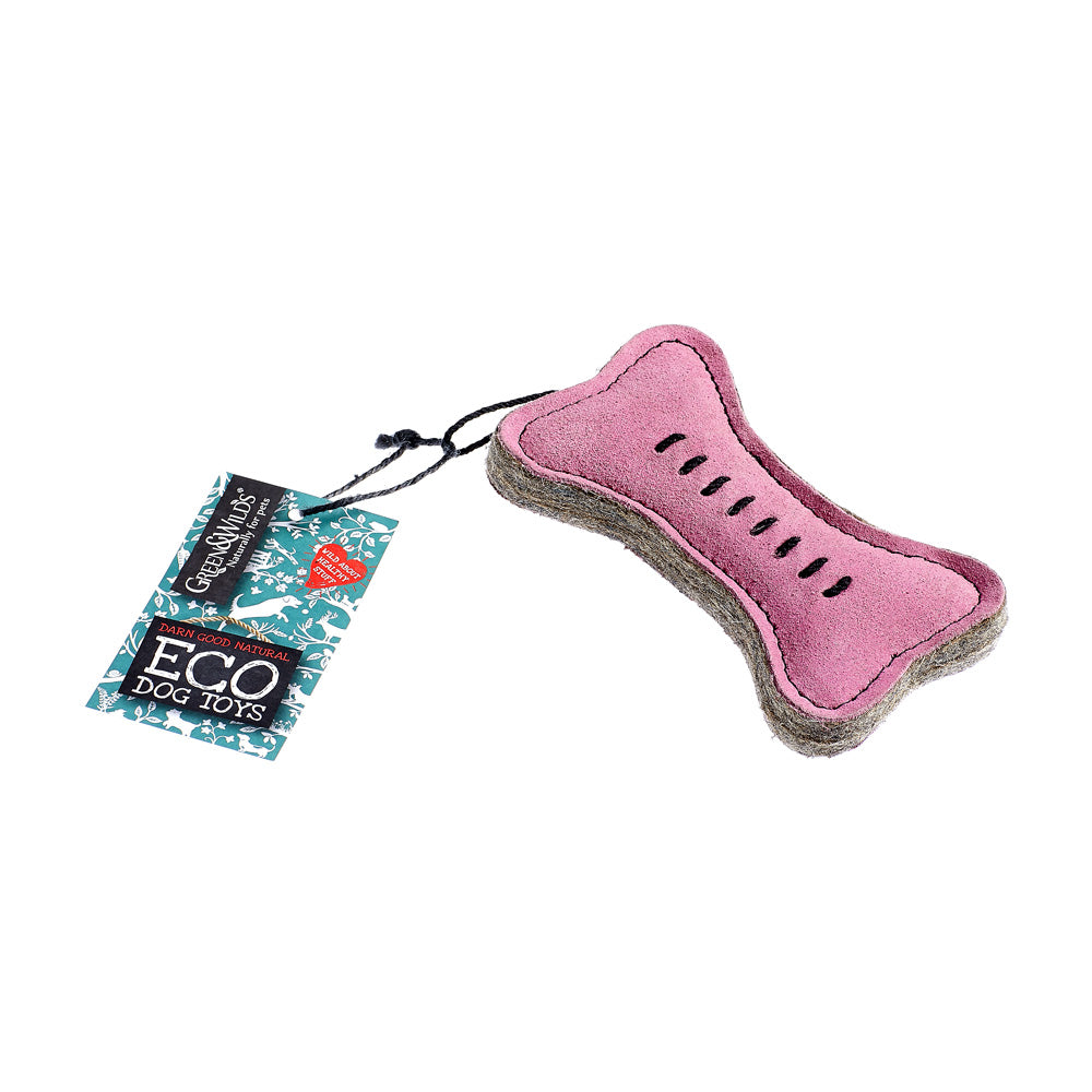 Pinkie Bone Eco Dog Toy